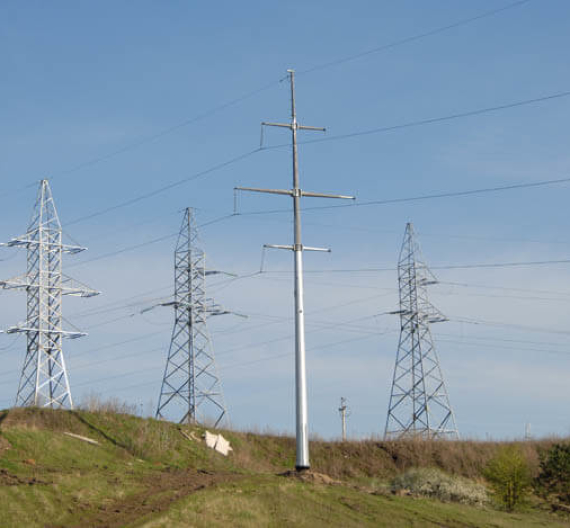 Конструкции и установка опор ЛЭП