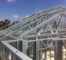 Сборная крыша и применение стальных ферм